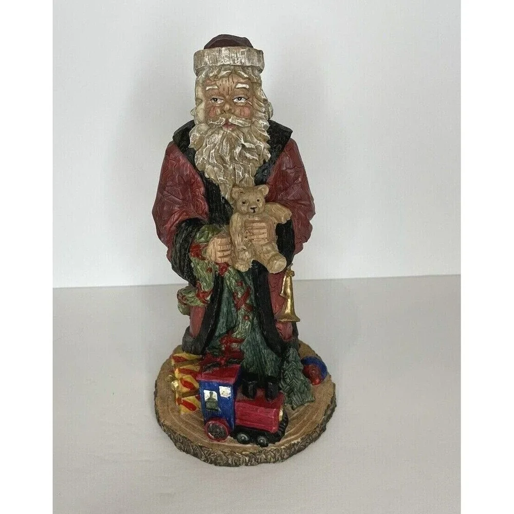 Collectible Santa Figurine Cedar Creek Collection Holiday Christmas Vintage